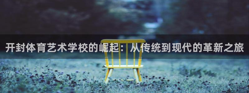 vsport体育官方正版app集团:开封体育艺术学校的崛起: